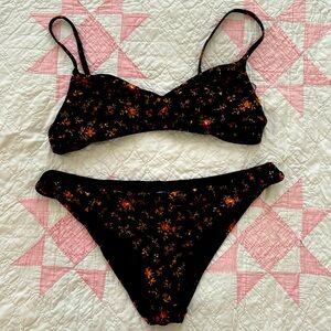 Madewell bikini medium top and medium bottom